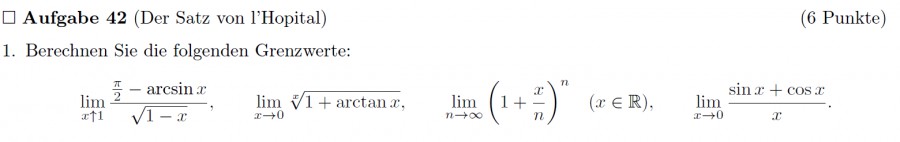 Grenzwert berechnen mit L'Hospital. lim (1 + x/n)^n = e^x ...