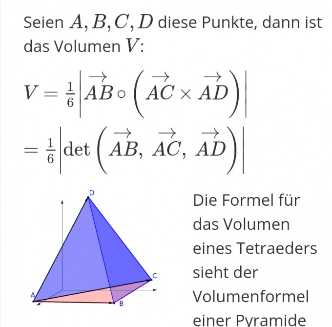 Volumen einer Pyramide bestimmen | Mathelounge