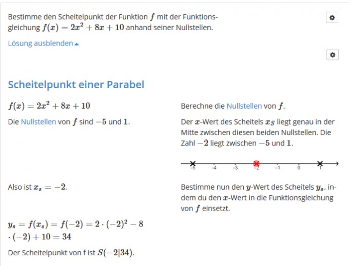 Nullstellen berechnen mit pq-Formel | Mathelounge