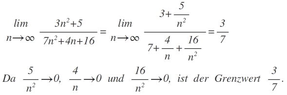 Grenzwert einer Folge berechnen | Mathelounge