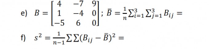 Doppelsummen berechnen mit Matrix | Mathelounge