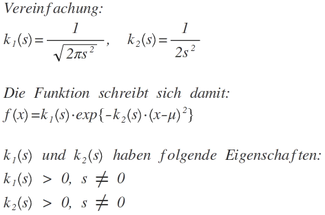 Vereinfachung