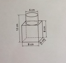 Berechne beim Werkstück (Quader und Zylinder ) den ...