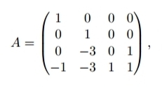 Determinante einer 4x4- Matrix bestimmen | Mathelounge