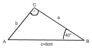 Trigonometrie: Berechne die Fehlenden Seiten des Dreiecks ...