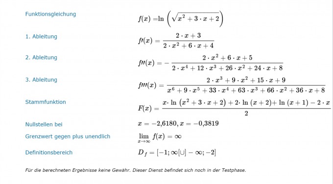 Definitionsbereich Logarithmusfunktion Abc Formel Mathelounge