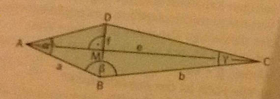 Berechne die Länge der Diagonalen des symmetrischen ...