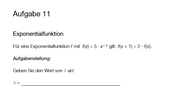 Exponentialfunksjon etter Lambda Løsen