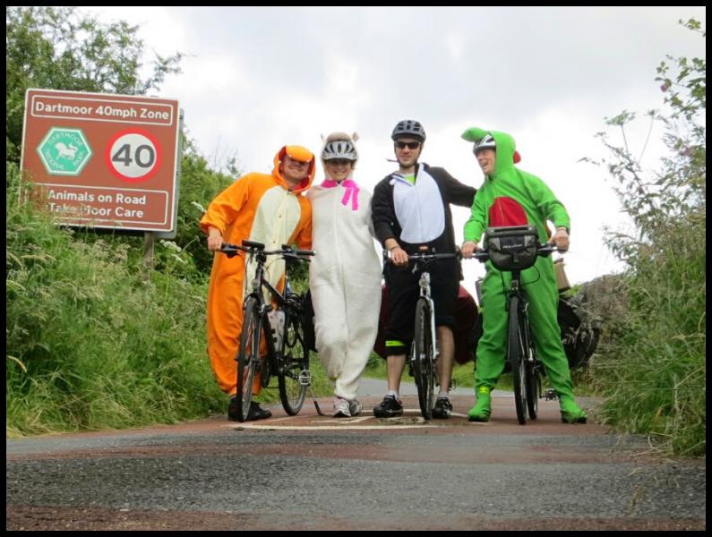 Biken Tarnung witzig