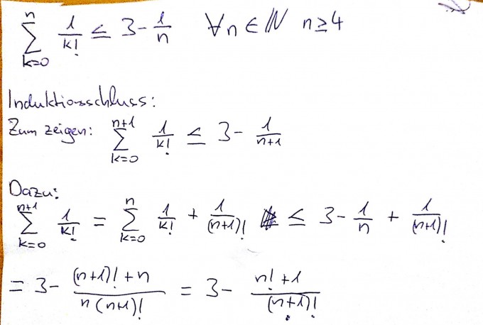 Vollständige Induktion ∑_(k=1)^n x^{n-k} y^{k-1} = (x^n - y^n